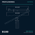B100 Architectural Millwork CAD Profile