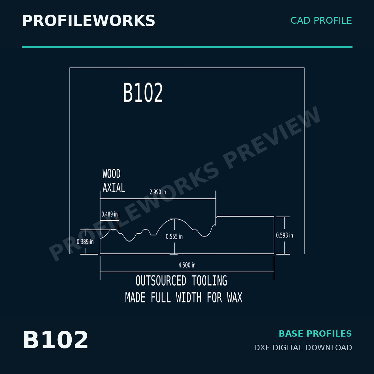 Complete Architectural Millwork CAD Profile Bundle — 25 DXF Drawings