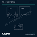 CR100 Architectural Millwork CAD Profile
