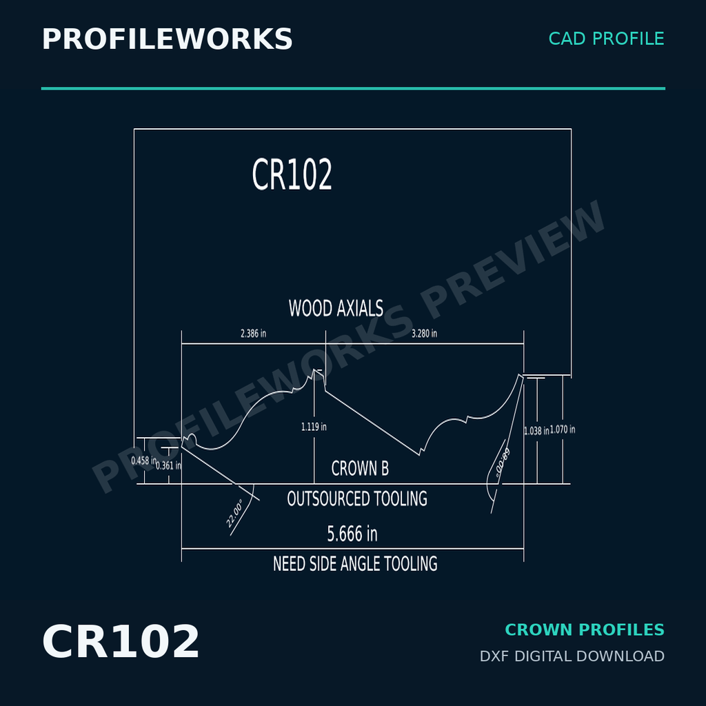 Complete Architectural Millwork CAD Profile Bundle — 25 DXF Drawings