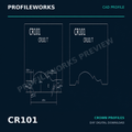 CR101 Architectural Millwork CAD Profile