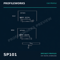 SP101 Architectural Millwork CAD Profile