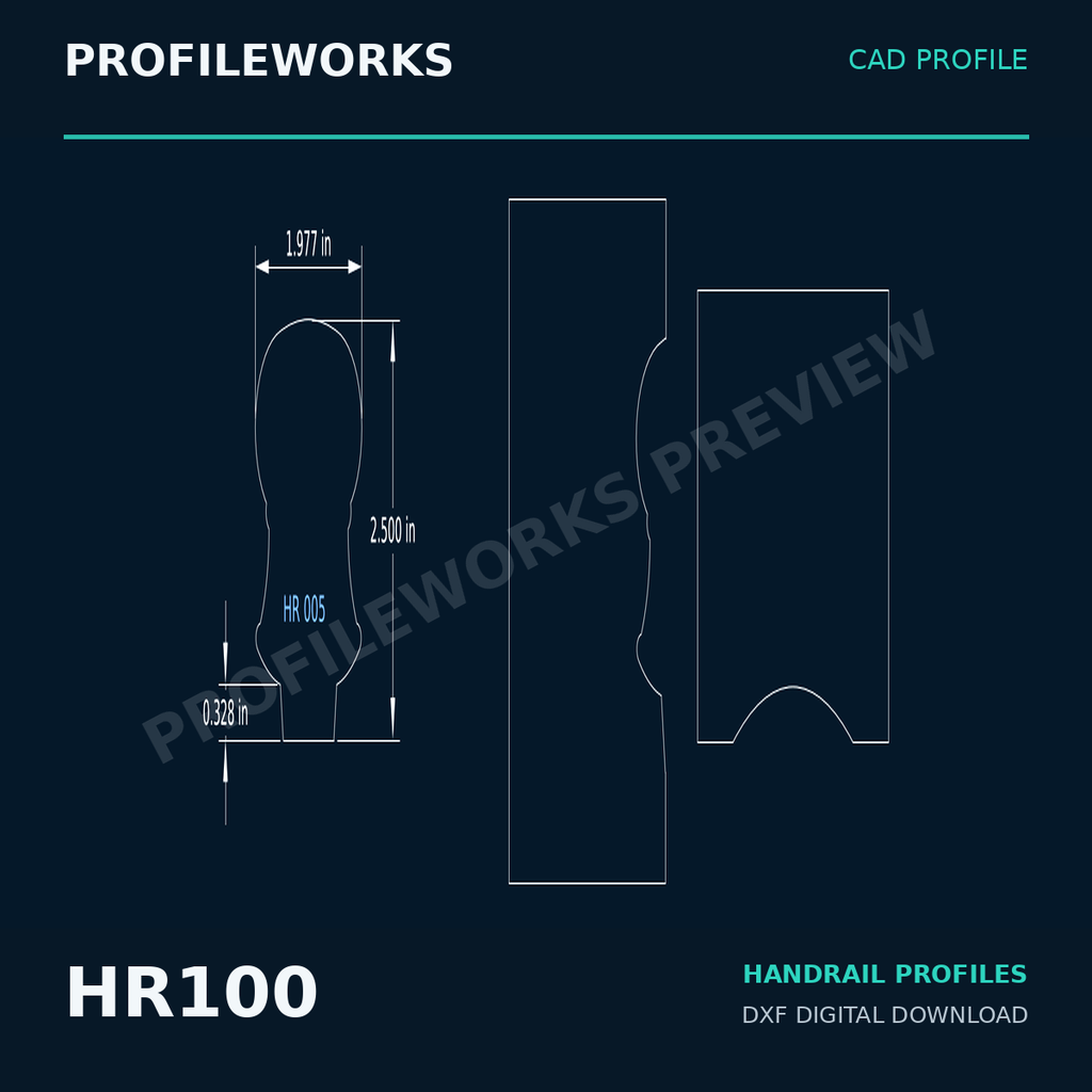 Complete Architectural Millwork CAD Profile Bundle — 25 DXF Drawings