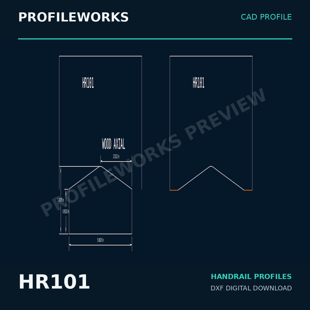 Complete Architectural Millwork CAD Profile Bundle — 25 DXF Drawings