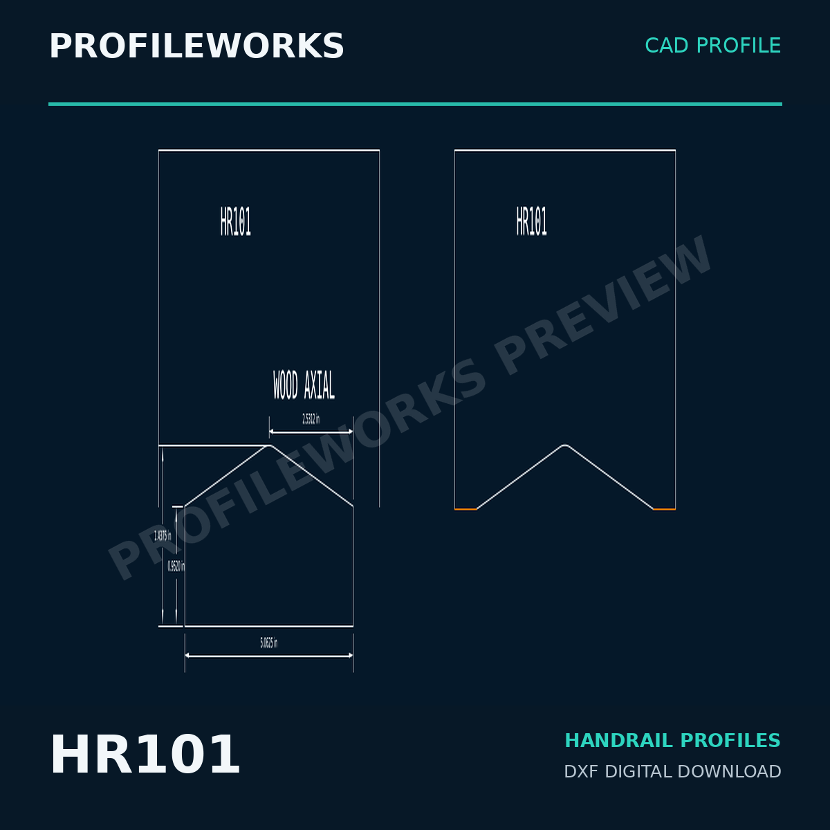 Complete Architectural Millwork CAD Profile Bundle — 25 DXF Drawings