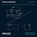 HR102 Architectural Millwork CAD Profile