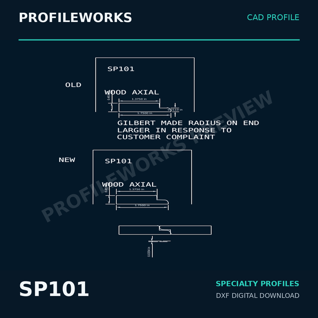 Complete Architectural Millwork CAD Profile Bundle — 25 DXF Drawings