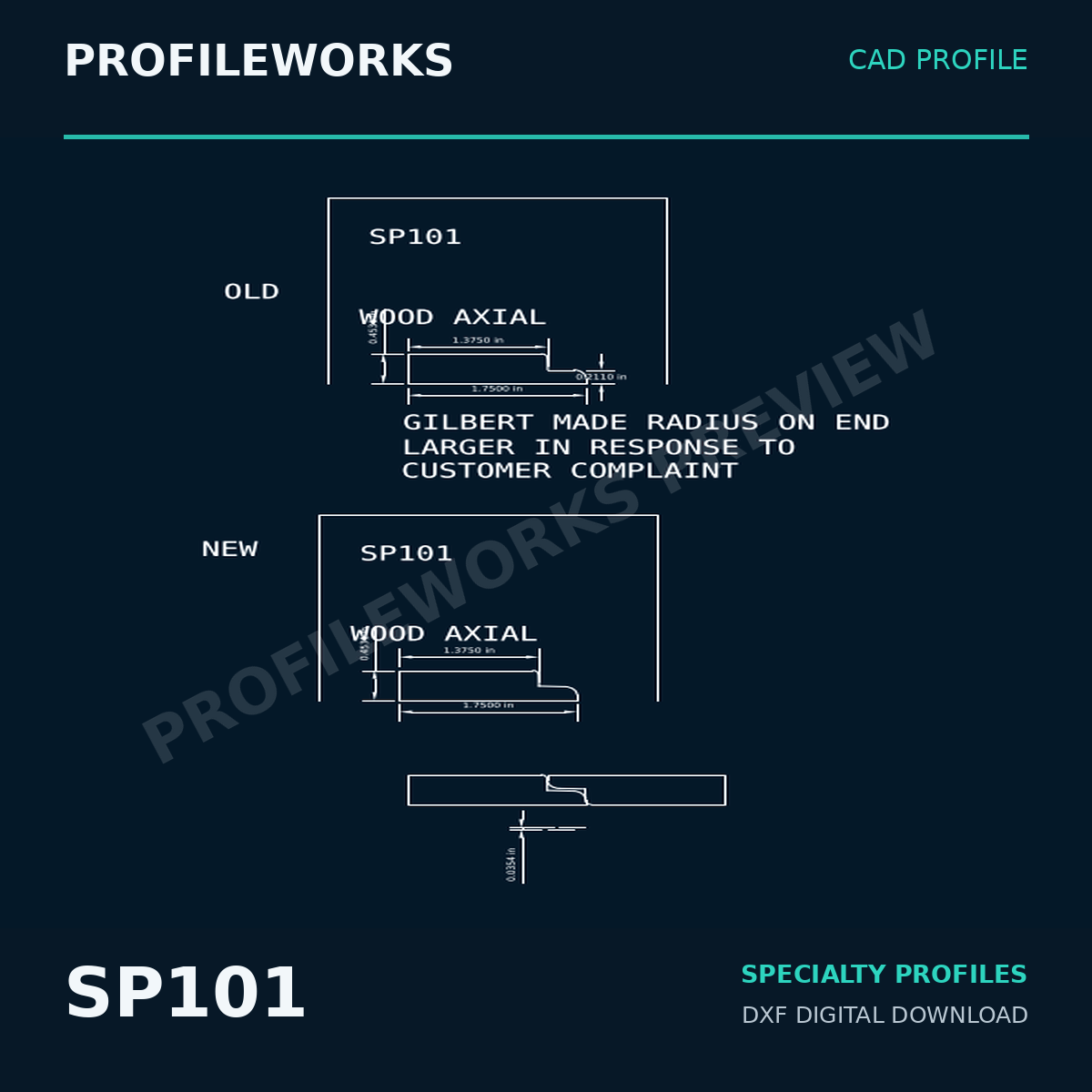 Complete Architectural Millwork CAD Profile Bundle — 25 DXF Drawings