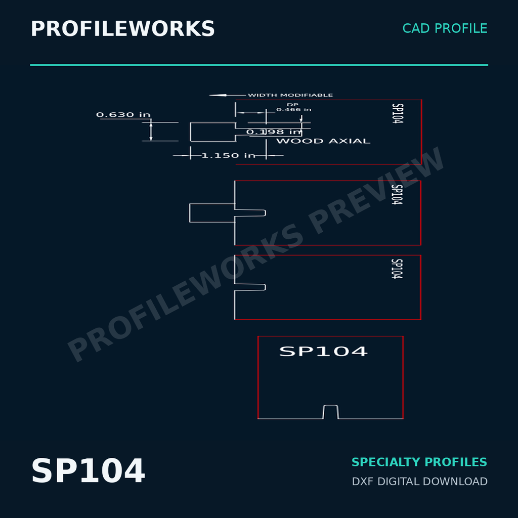 Complete Architectural Millwork CAD Profile Bundle — 25 DXF Drawings