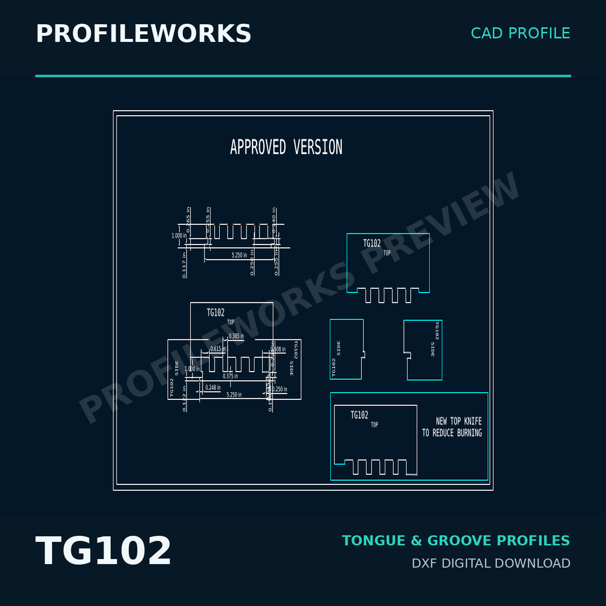 Complete Architectural Millwork CAD Profile Bundle — 25 DXF Drawings